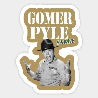 Gomer Pyle  U.S.M.C. Sarge , Frank Sutton Sticker